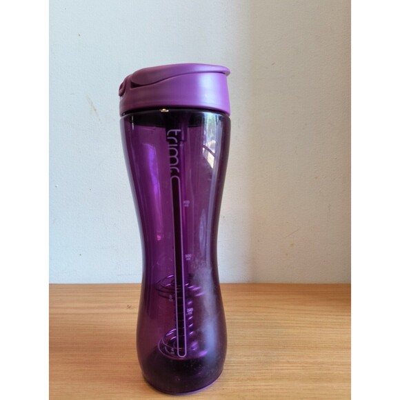 trimr 20 oz Purple Shaker Bottle for Exercising, Running, and Camping Carousell - Picture 3 of 7